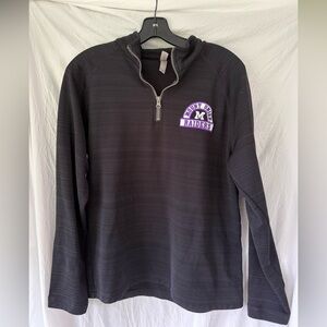 Mount Union Raiders Men's Black Quarter Zip
